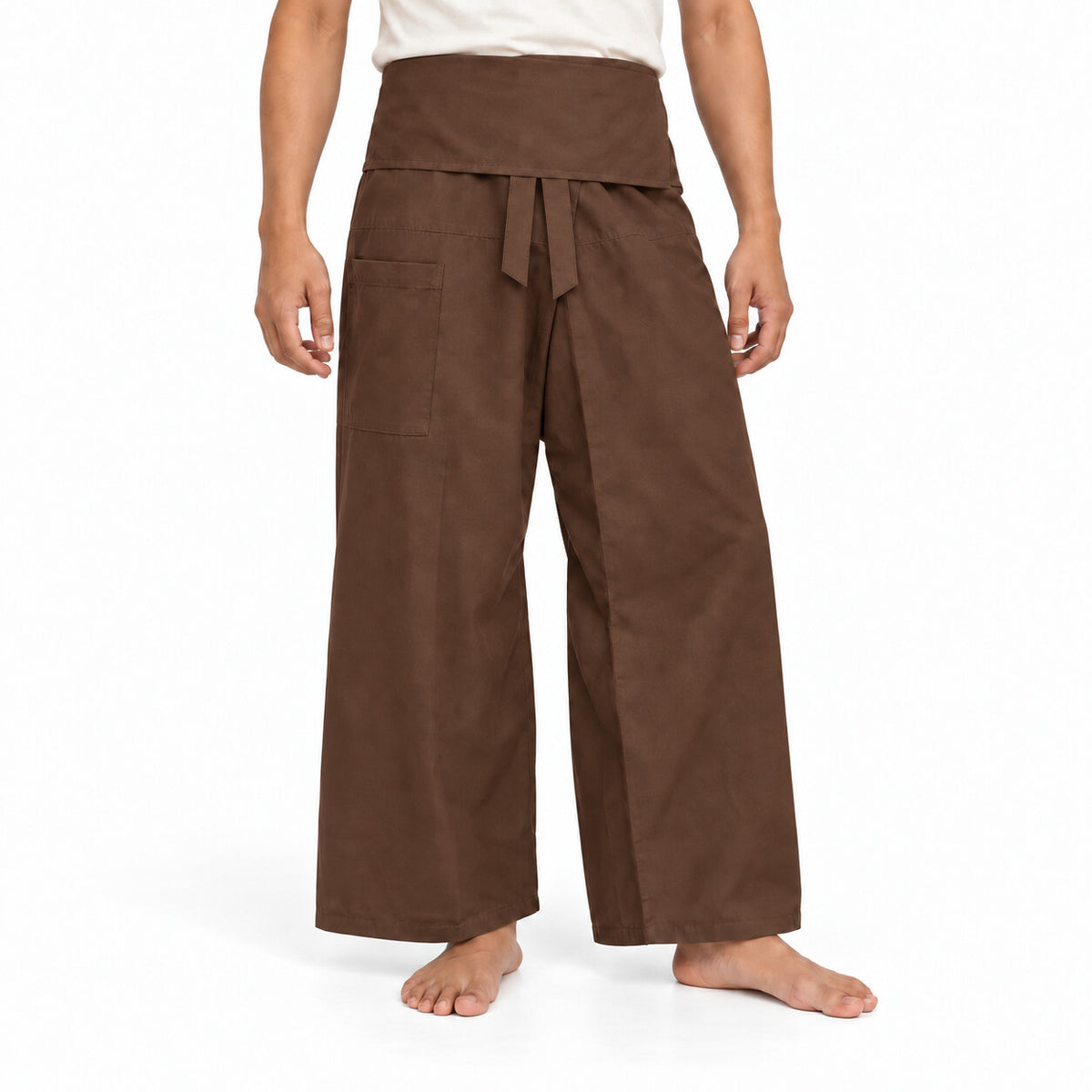 SiamRelax Lang – Thai Wickelhose mit Reißverschlusstasche | Unisex