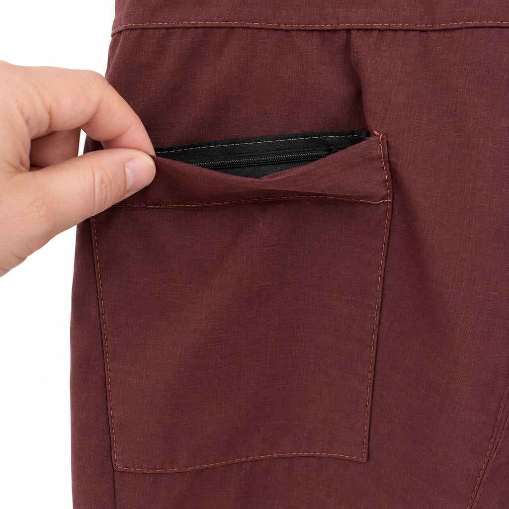 SiamRelax Lang – Thai Wickelhose mit Reißverschlusstasche | Unisex