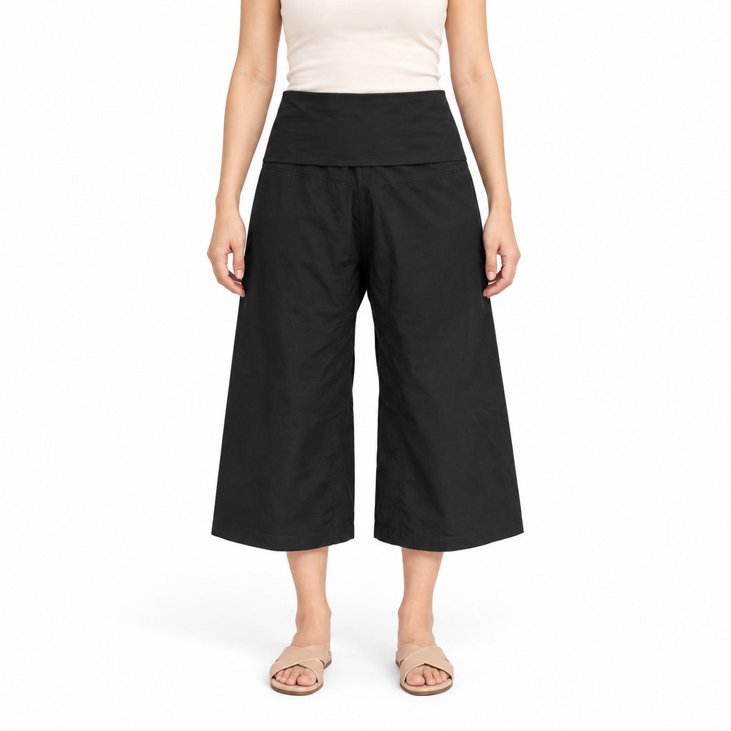 Thai-Fischerhose in 3/4-Länge – Wickelhose in mehreren Farben
